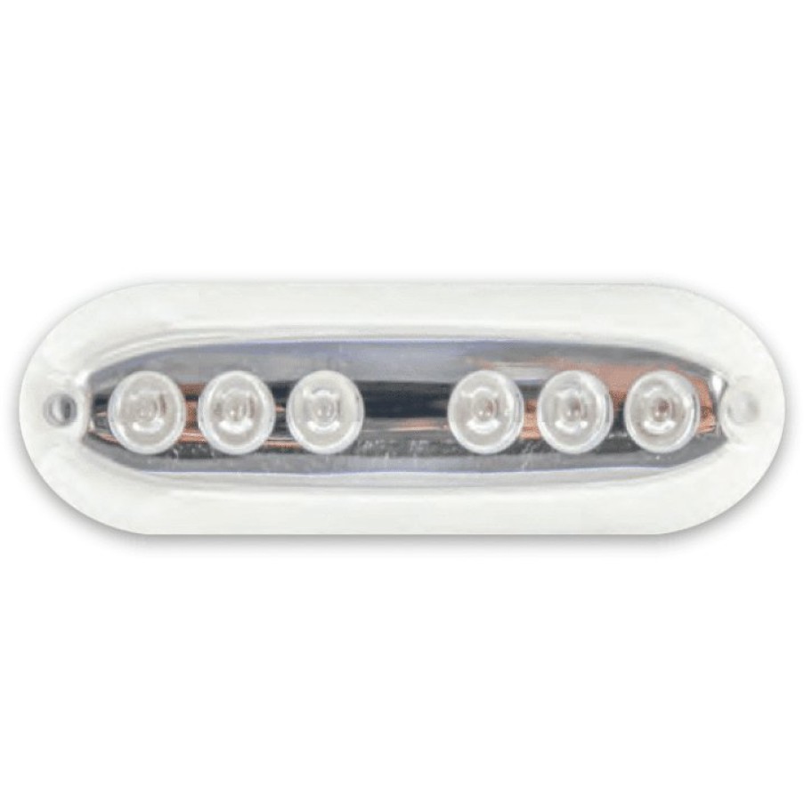 T-H Marine 6-Led Underwater Light, Fully Encapsulated, Oblong Kayak Essentials