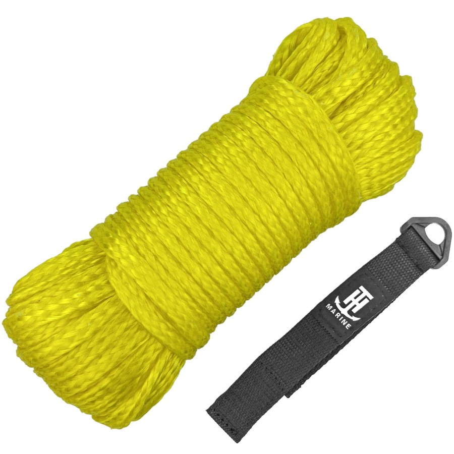 T-H Marine Hollow Braid Mfp Utility Line - Yellow Boating Essentials